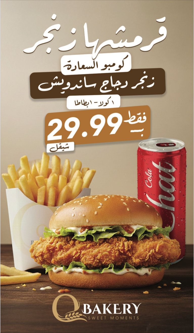 زنجر دجاج ساندويش